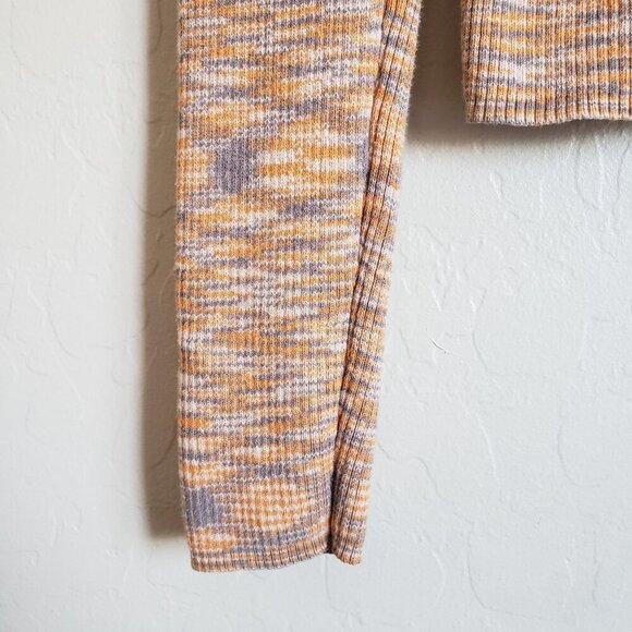 Urban Outfitters Space Dyed Ribbed Knit Turtle Neck Sweater Size Women's Medium - Picture 5 of 10